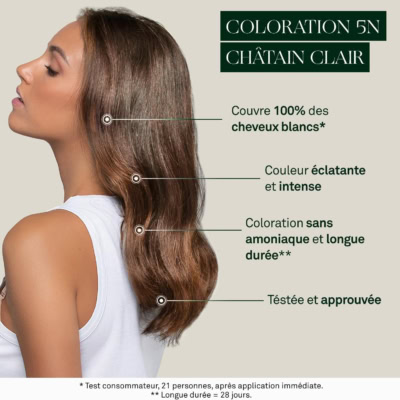 Luxeol coloration permanente 5n châtain clair
