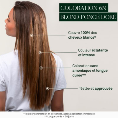 Luxéol coloration permanente 6g blond foncé doré