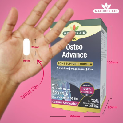 Natures aid osteo advance 60 comprimés