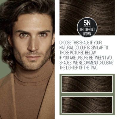 Naturtint men gel colorant permanent 5n châtain clair 150ml