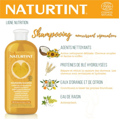 Naturtint Nutri Shampooing Réparateur Bio 330ml