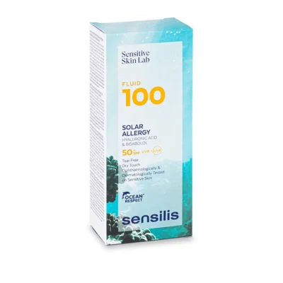 Sensilis Fluide 100 Allergie Crème Solaire Aqueuse Ultrafluide SPF50+ 40ml