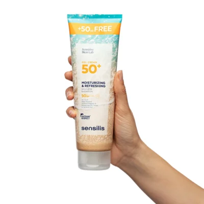 Sensilis gel crème solaire corps spf50+ 250ml