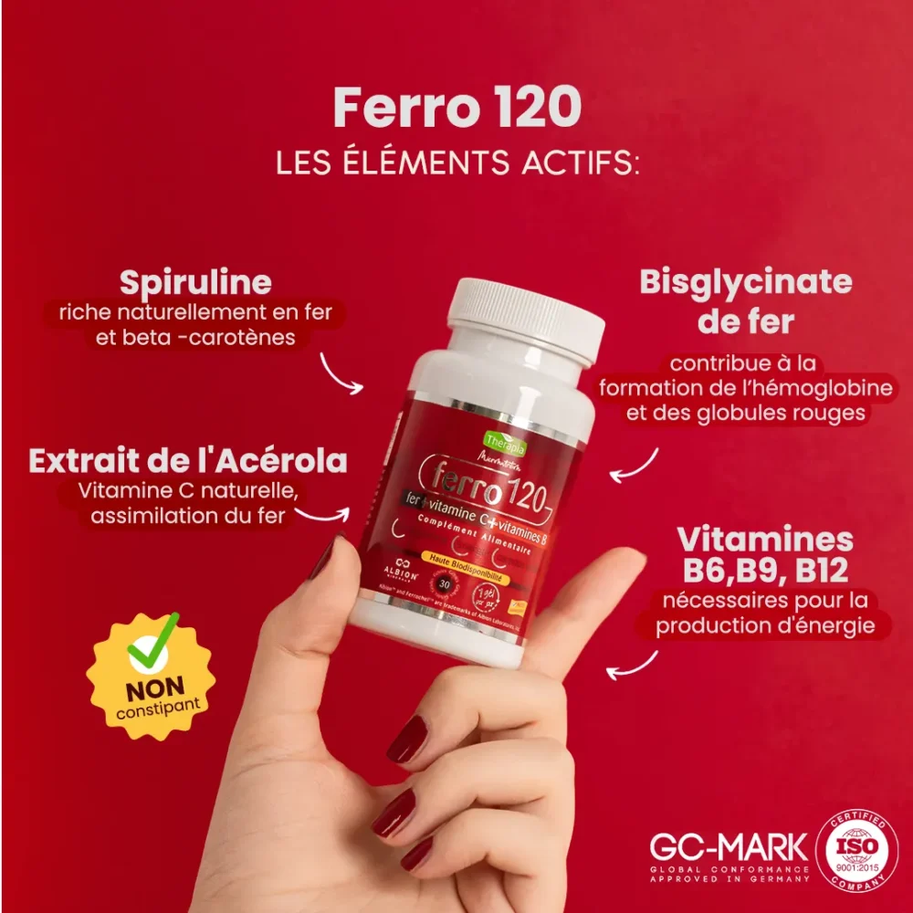 Therapia ferro 120 30 gélules