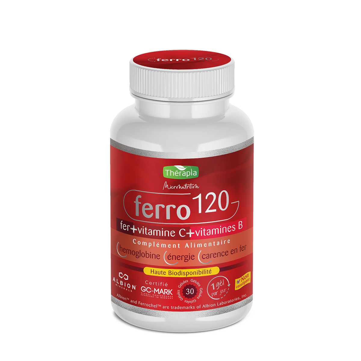 Therapia ferro 120 30 gélules Therapia ferro 120 30 gélules