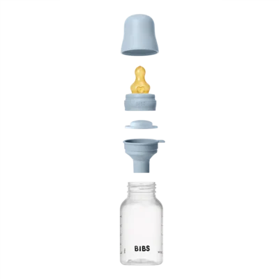 Bibs biberon baby blue pp sans bpa avec tétine en latex 0m+ 150ml