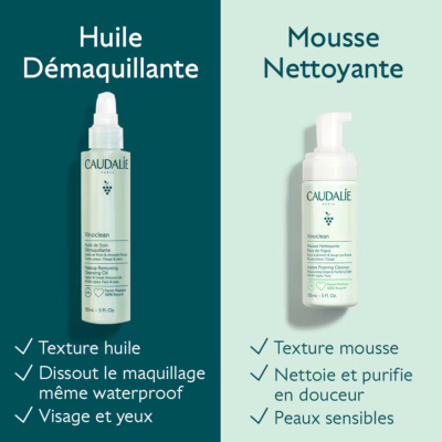 Caudalie vinoclean huile de soin démaquillante 75ml