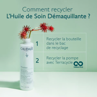 Caudalie vinoclean huile de soin démaquillante 75ml