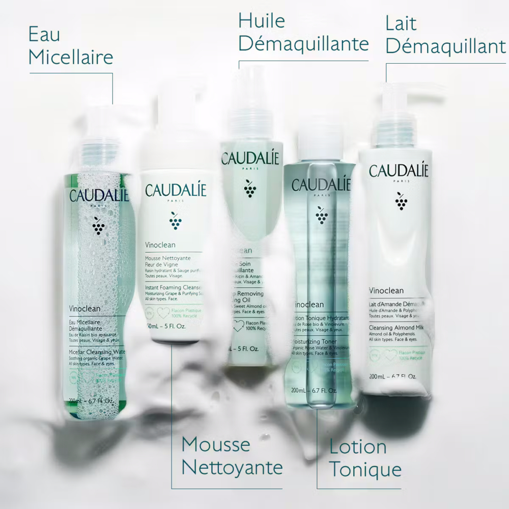 Caudalie vinoclean mousse nettoyante fleur de vigne 150ml
