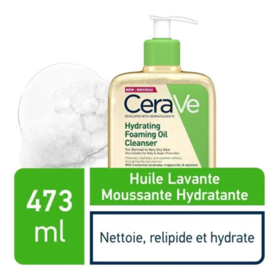 CeraVe Huile Lavante Moussante Hydratante 473ml