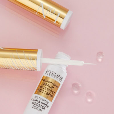 Eveline serum aux multipeptides pour croissance des cils et sourcils 4ml