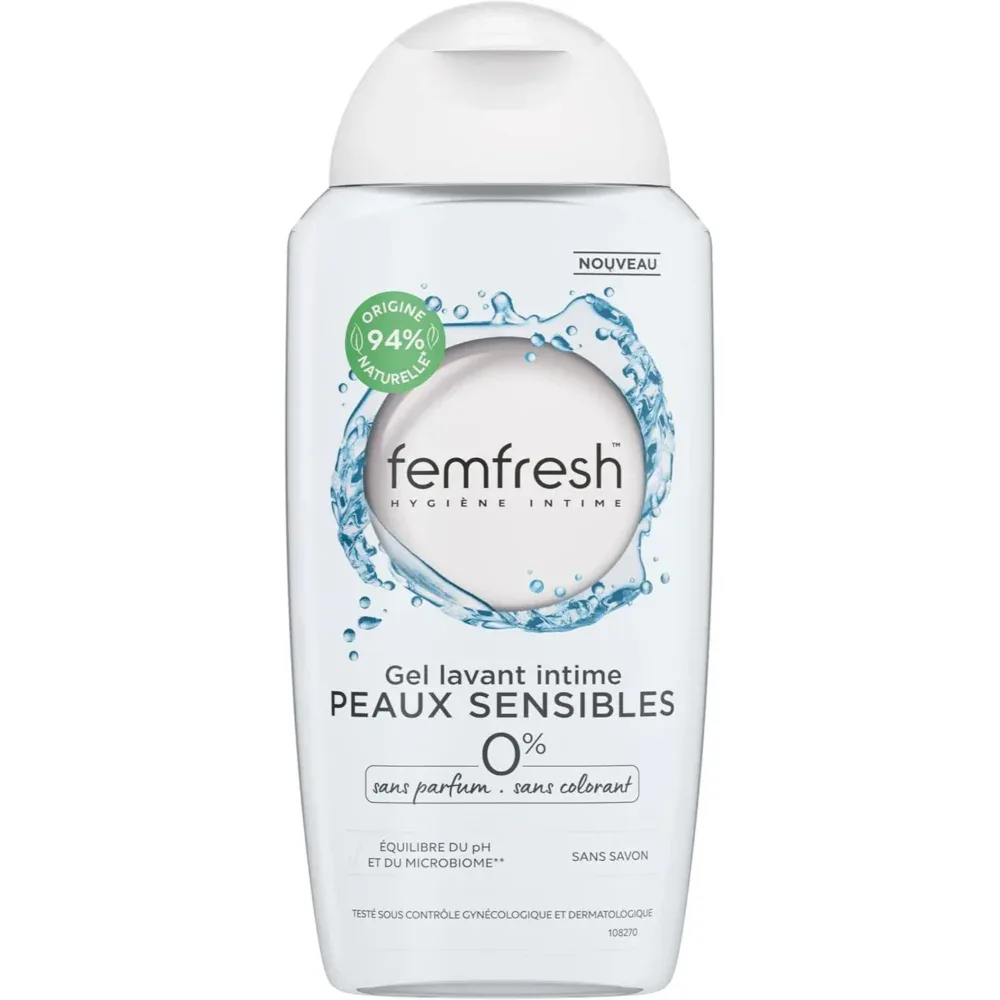 Femfresh gel lavant intime peaux sensibles 250ml