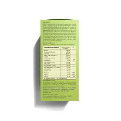 Glisodin eclat de la peau 60 gélules