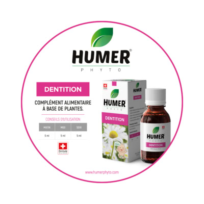 Humer Phyto Dentition Sirop Sans Sucre 125ml