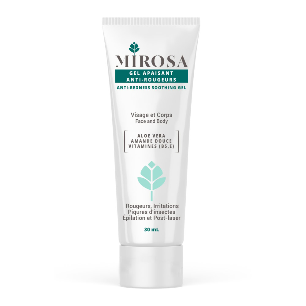 Mirosa gel apaisant anti rougeurs visage et corps 100ml