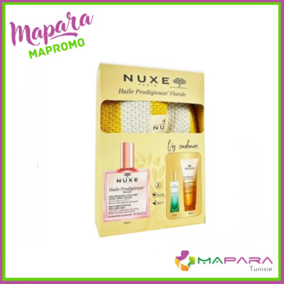 Nuxe Huile Prodigieuse Florale 100ml + Huile de Douche 200ml (Offert) + Neroli Le Parfum 15ml (Offert) Ref 0051