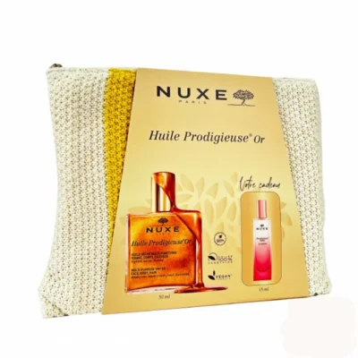 NUXE Huile Prodigieuse Or 50ml + Prodigieux Floral Le Parfum 15ml (Offert) + Trousse Offerte