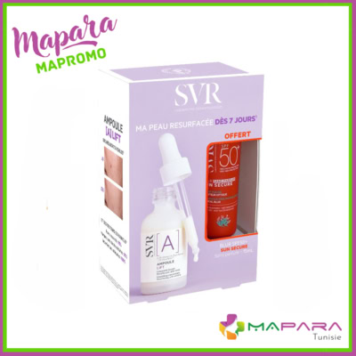 Svr ampoule [a] lift concentré lissant 30ml + sun secure blur spf50+ sans parfum 15ml