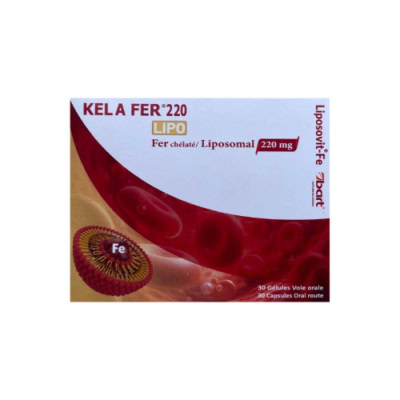 Xen Kela Fer 220mg Lipo 30 Gelules