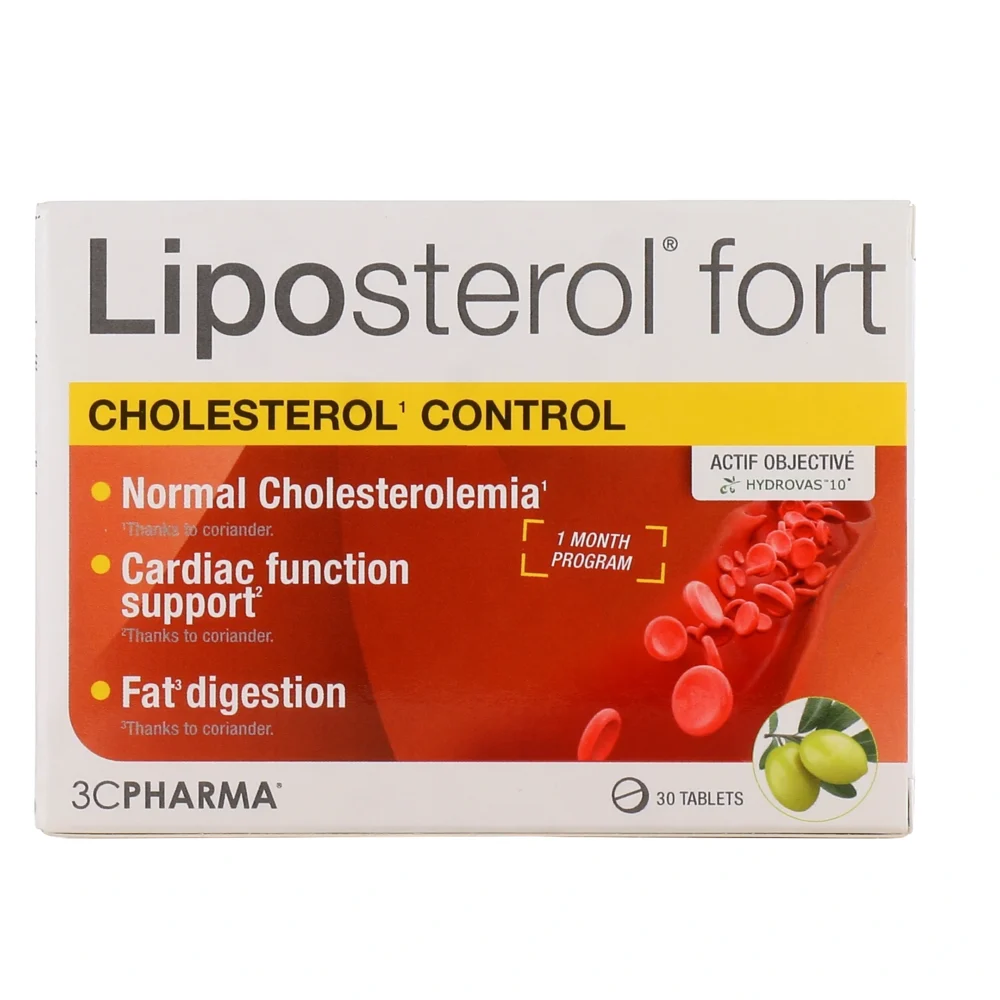 3 chenes liposterol fort contrôle du cholestérol 30 comprimes