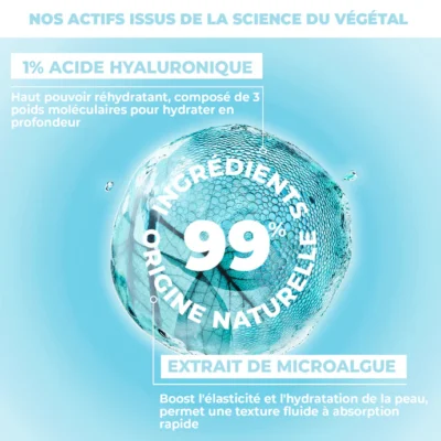 Energiqa serum roll on visage hydra acide hyaluronique 30ml