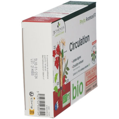 3 Chênes Phyto AromicellR Circulation 20 ampoules
