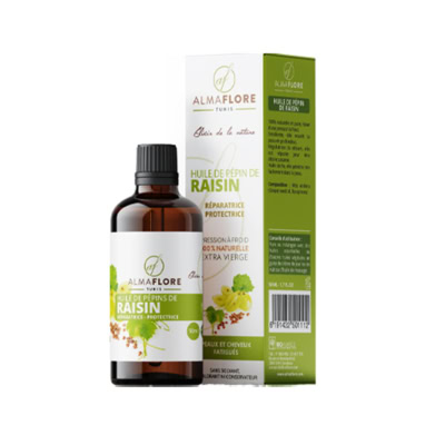 Almaflore Huile de Pépin de Raisin Bio 50ml