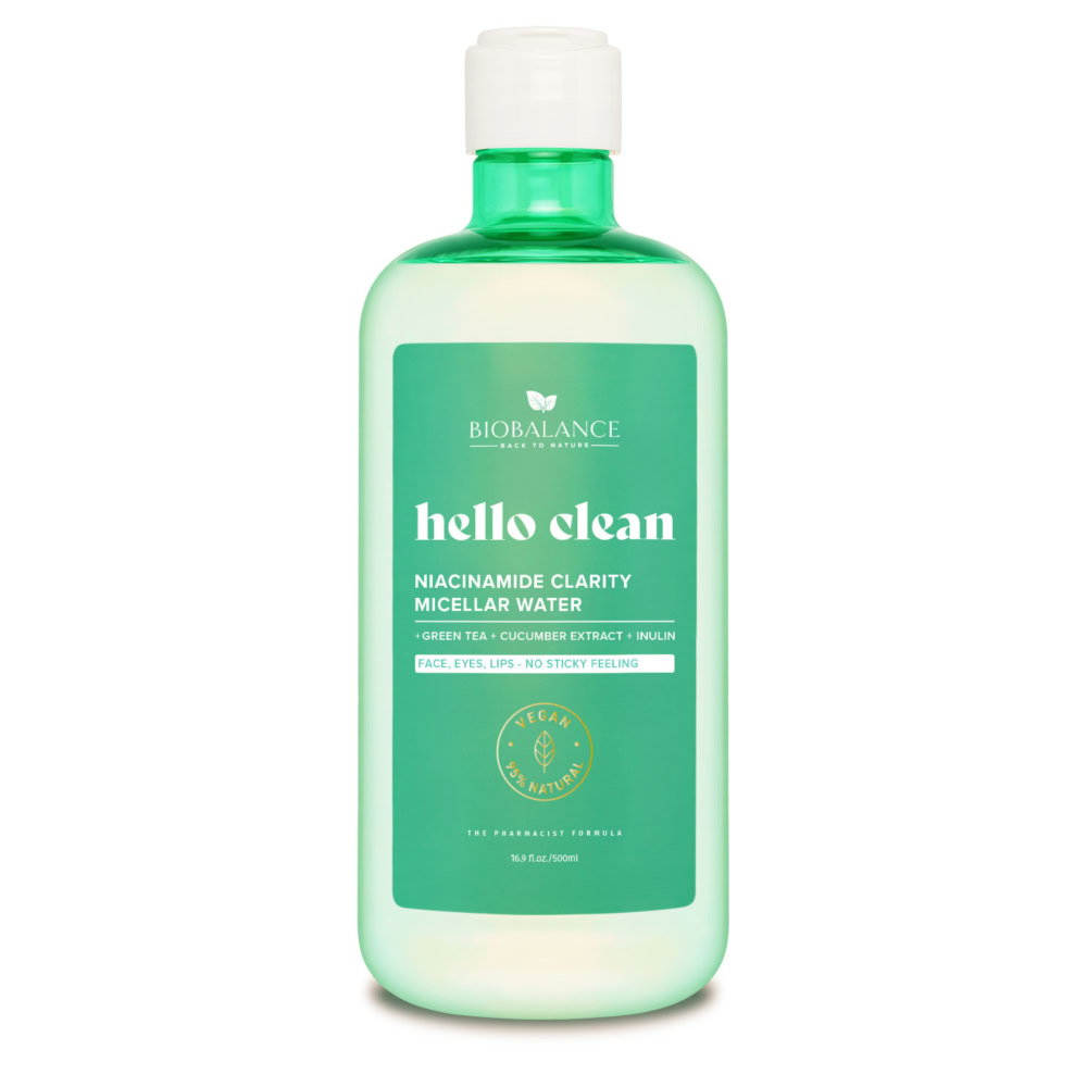 Biobalance hello clean niacinamide eau micellaire clarté 500ml