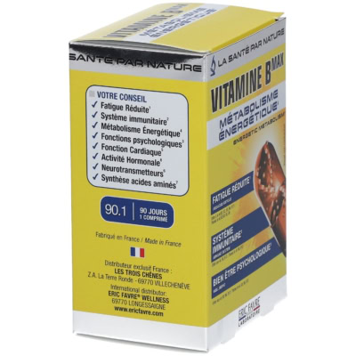 Eric Favre Vitamine B Max Métabolisme Énergétique 90 comprimes