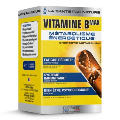 Eric Favre Vitamine B Max Métabolisme Énergétique 90 comprimes