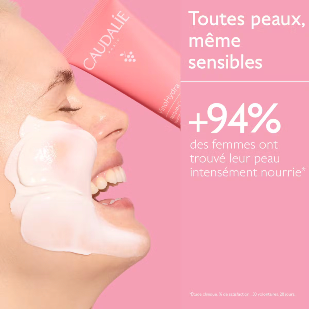 Caudalie vinohydra masque crème hydratant 75ml