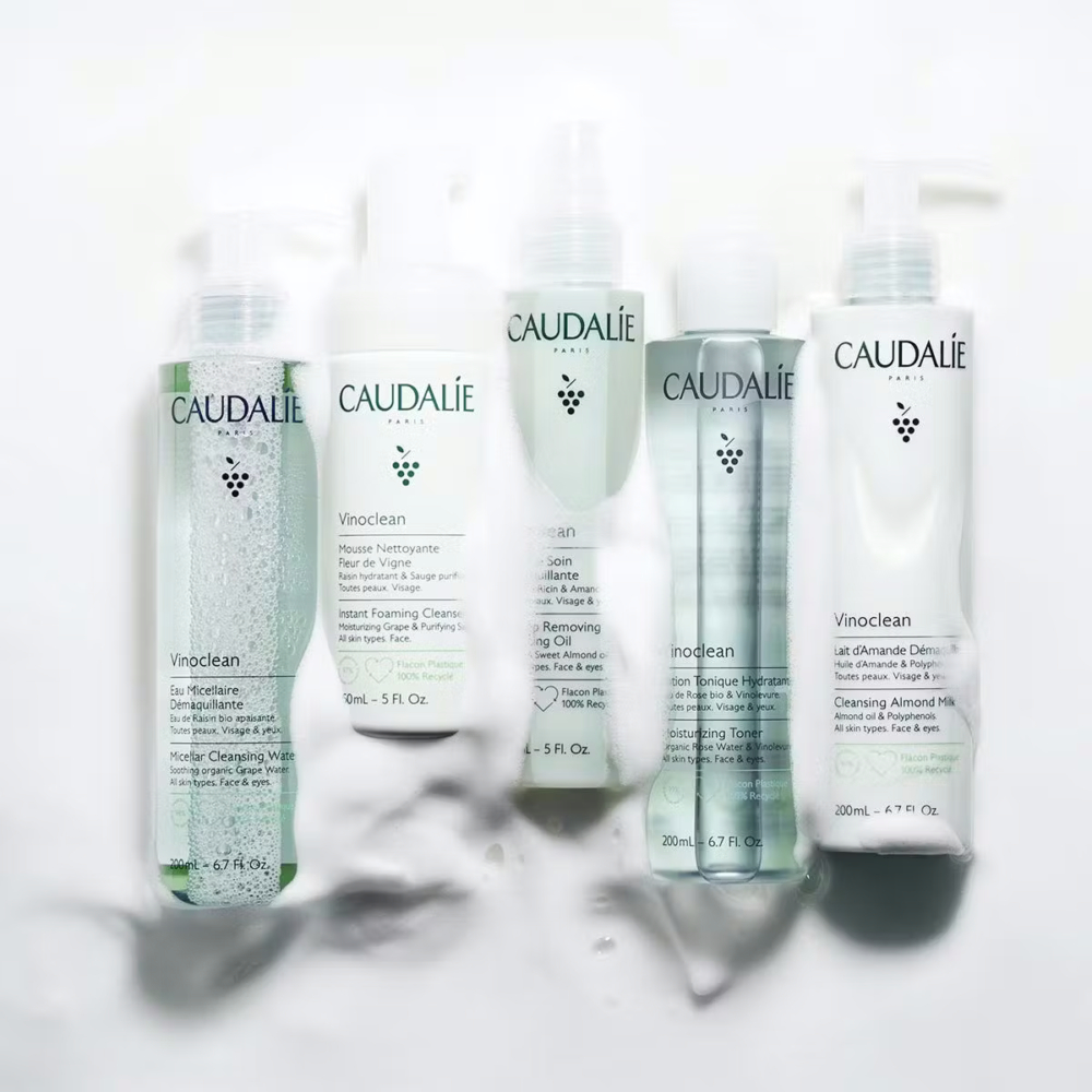 Caudalie vinoclean mousse nettoyante fleur de vigne lot de 2 x 150ml (-50%)