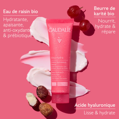 Caudalie vinohydra crème hydratation intense 60ml