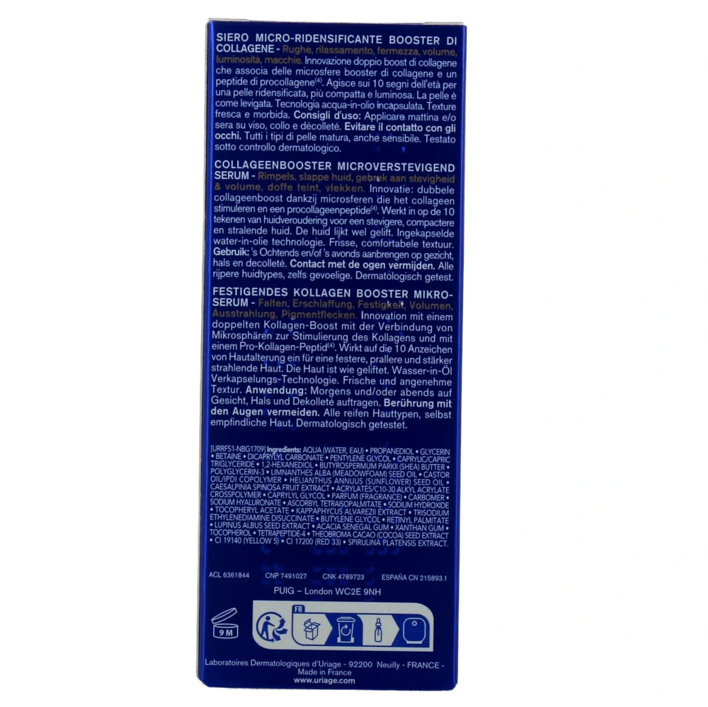 Uriage age absolu sérum micro-redensifiant booster collagène 30ml