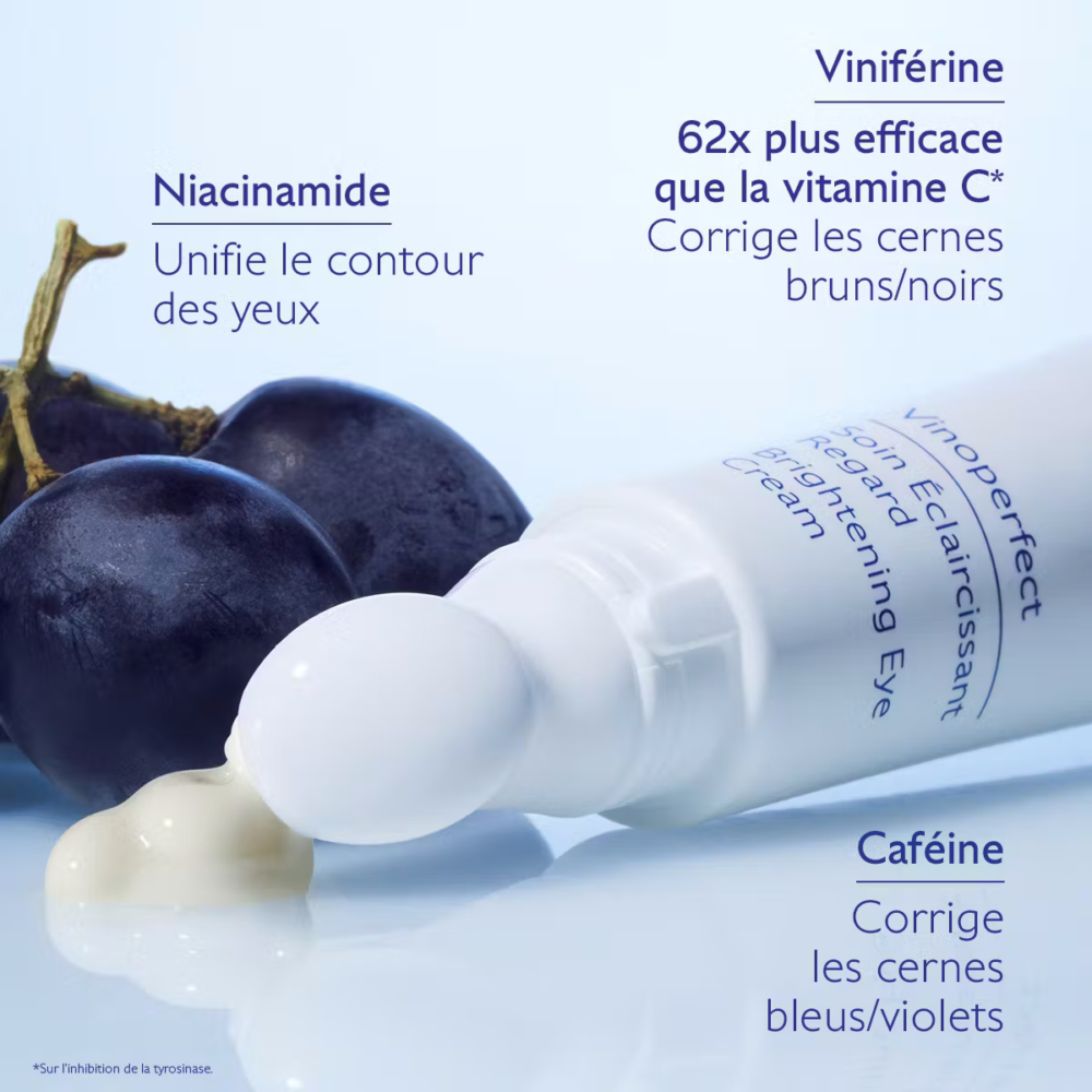 Caudalie vinoperfect soin éclaircissant regard 15ml