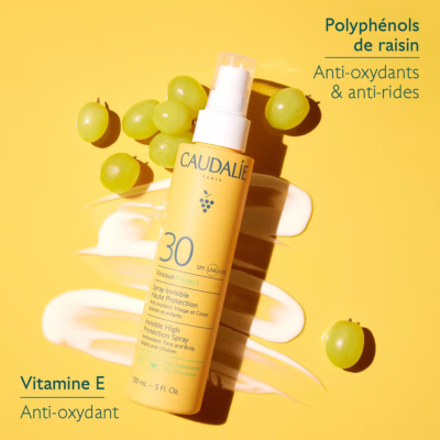 Caudalie vinosun protect spray invisible haute protection spf30 150ml