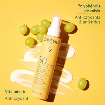 Caudalie vinosun protect spray invisible haute protection spf50 150ml
