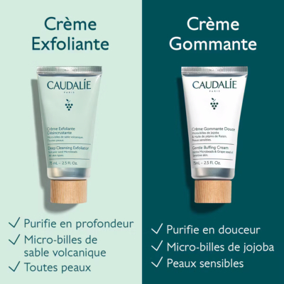 Caudalie vinoclean crème exfoliante désincrustante 75ml