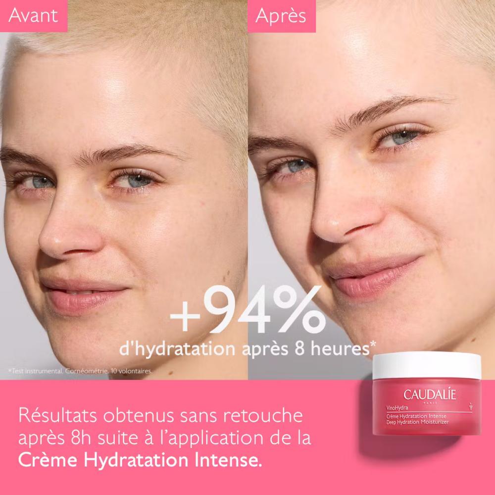 Caudalie vinohydra crème hydratation intense 60ml