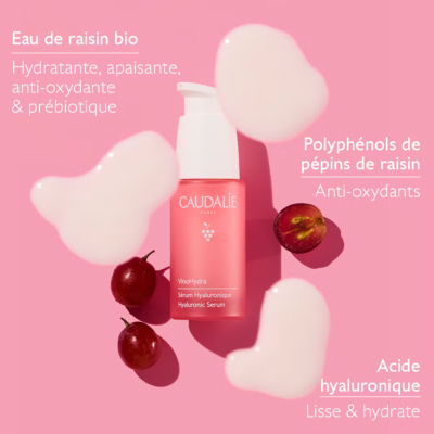Caudalie vinohydra sérum hyaluronique 30ml