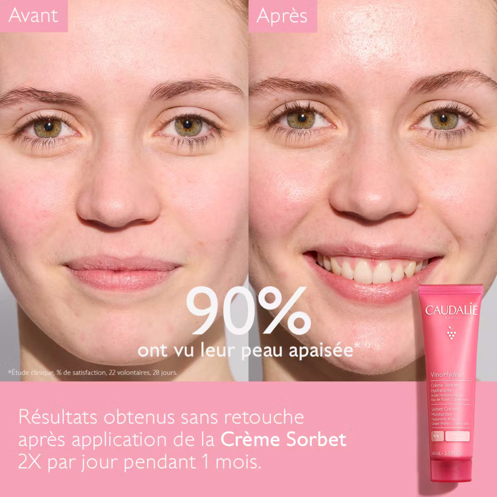 Caudalie vinohydra crème sorbet hydratante 60ml