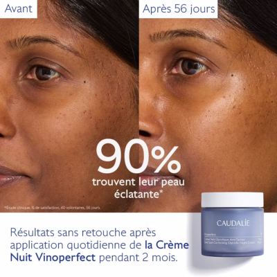Caudalie vinoperfect creme nuit glycolique anti-taches 50ml