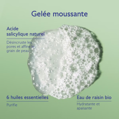 Caudalie vinopure gelée nettoyante purifiante bio 150ml