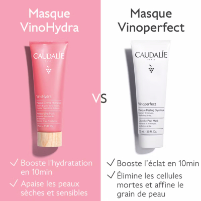 Caudalie vinohydra masque crème hydratant 75ml