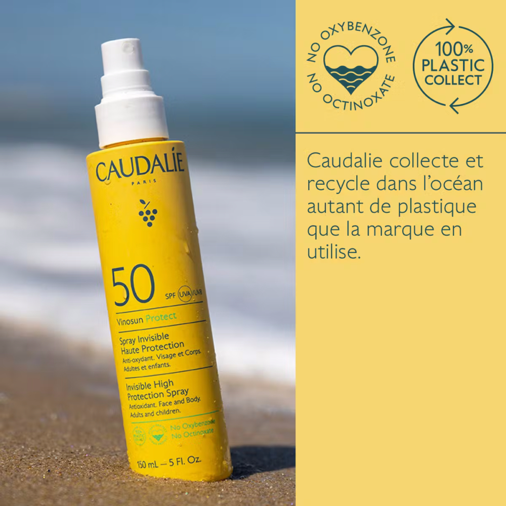 Caudalie vinosun protect spray invisible haute protection spf50 150ml
