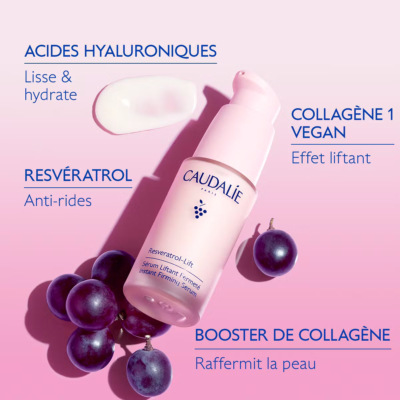 Caudalie resveratrol [lift] sérum liftant fermeté 30ml