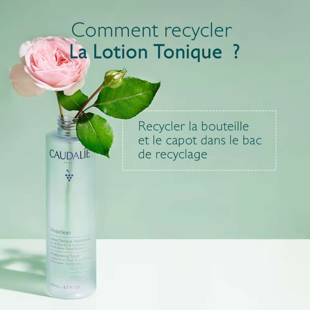 Caudalie vinoclean lotion tonique hydratante 200ml