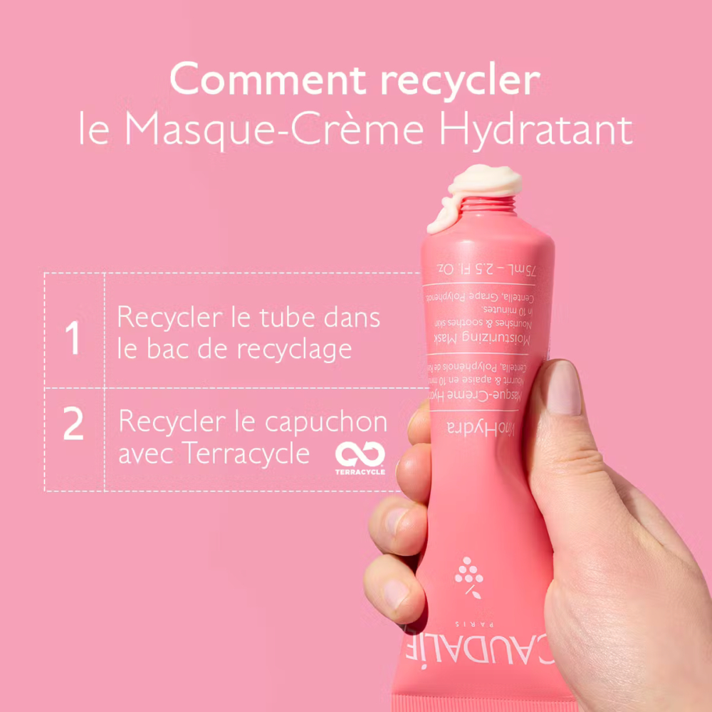 Caudalie vinohydra masque crème hydratant 75ml