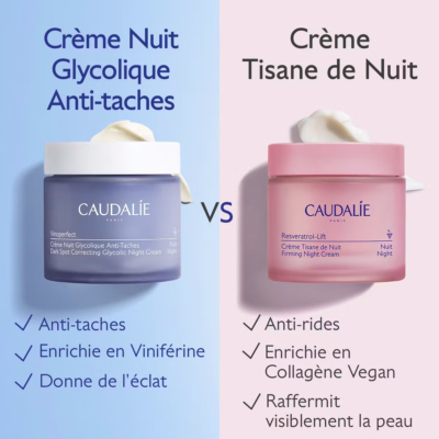 Caudalie vinoperfect creme nuit glycolique anti-taches 50ml