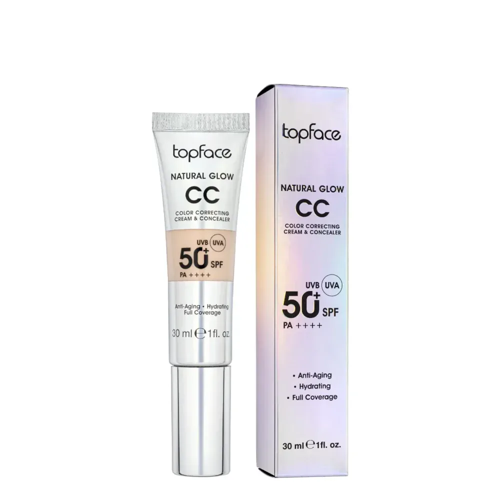 Topface natural glow cc cream et concealer warm cookie 007